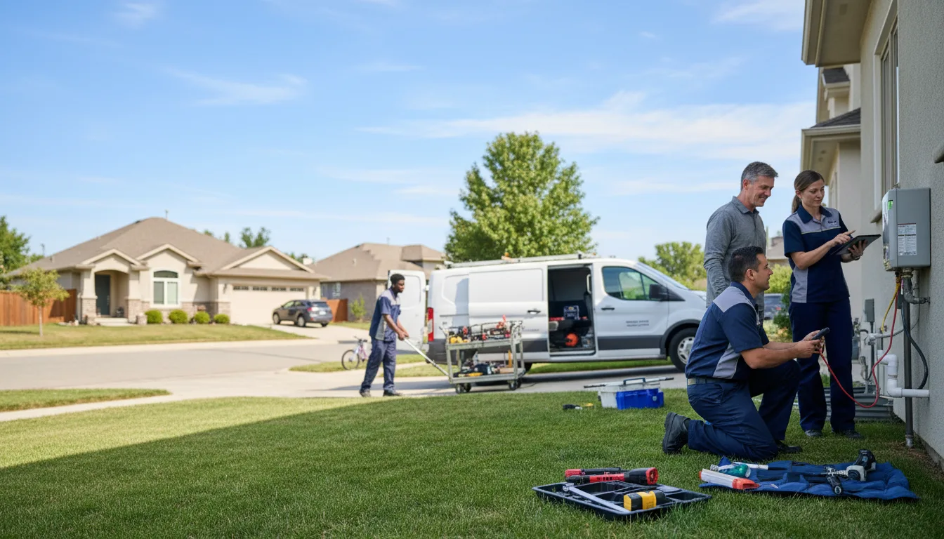 Tankless water heater service in Brashear, TX